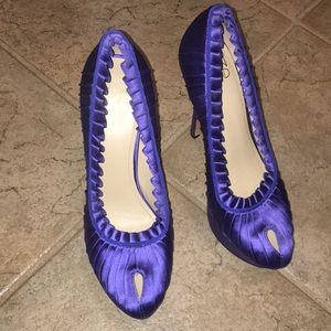 Joan&David electric blue evening/cocktail pumps